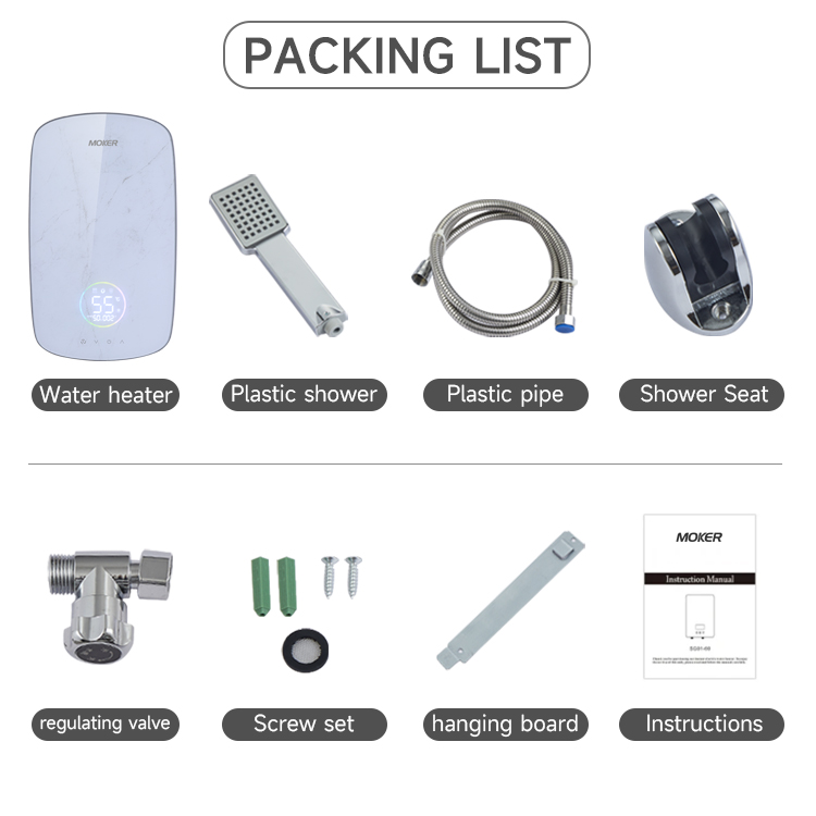 electric tankless water heater