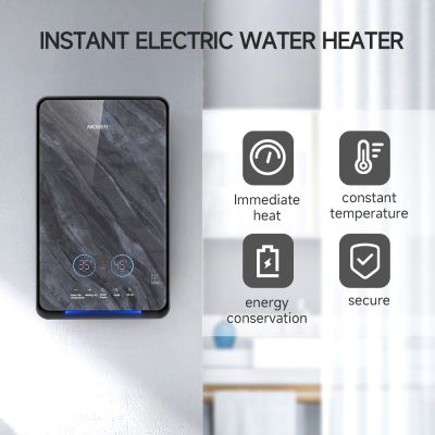 Pemanas Air Listrik Instan 5 Kecepatan Grosir dengan Layar Sentuh LED