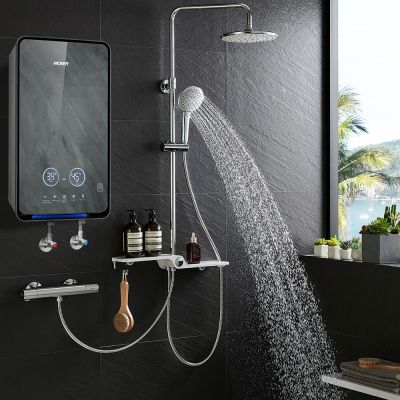Pemanas Air Listrik Instan 5 Kecepatan Grosir dengan Layar Sentuh LED
