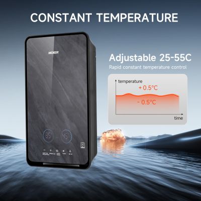 Pemanas Air Listrik Instan 5 Kecepatan Grosir dengan Layar Sentuh LED