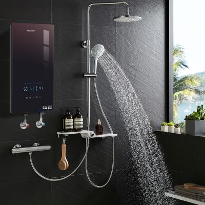 Sistem Air Panas Listrik Instan Terpasang di Dinding untuk Kamar Mandi Rumah, Hotel, dan Garasi