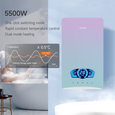 Pemanas Air Listrik Instan Dengan Kontrol Suara Cerdas Dan Layar Sentuh Pemanasan Cepat